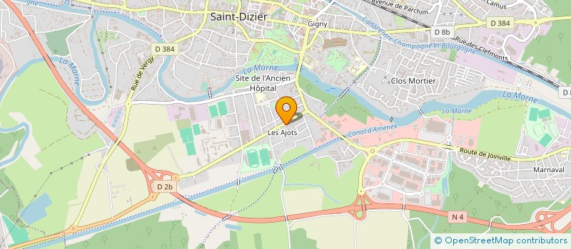 localisation de l'entreprise SAINT DIZIER BASKET à SAINT-DIZIER