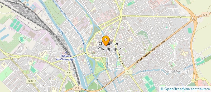 localisation de l'entreprise SAINT-DIZIER-OPTIC à CHALONS-EN-CHAMPAGNE