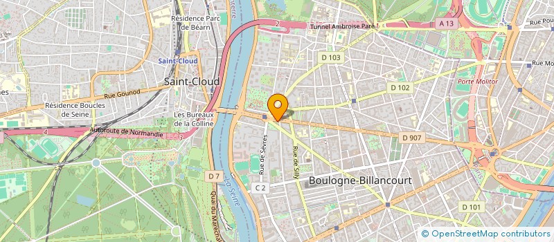 localisation de l'entreprise SAINT DIZIER PARTICIPATIONS  BOULOGNE-BILLANCOURT