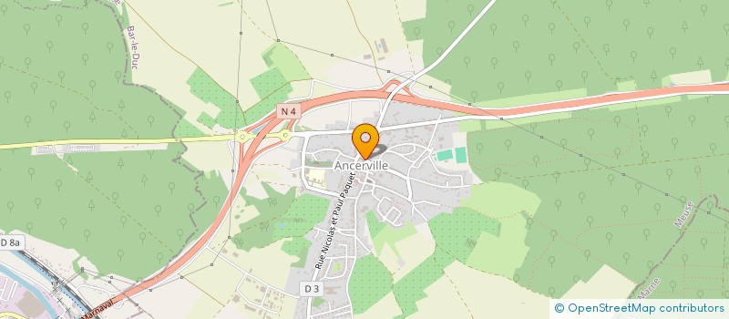 localisation de l'entreprise SAINT-DIZIER PNEUS SERVICES à ANCERVILLE