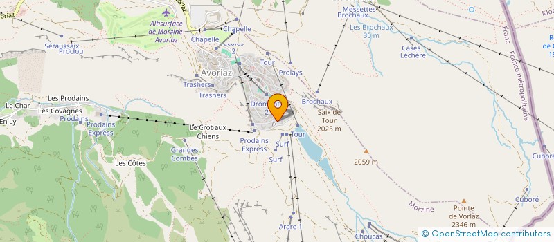 localisation de l'entreprise SAINT DOMINIQUE  MORZINE