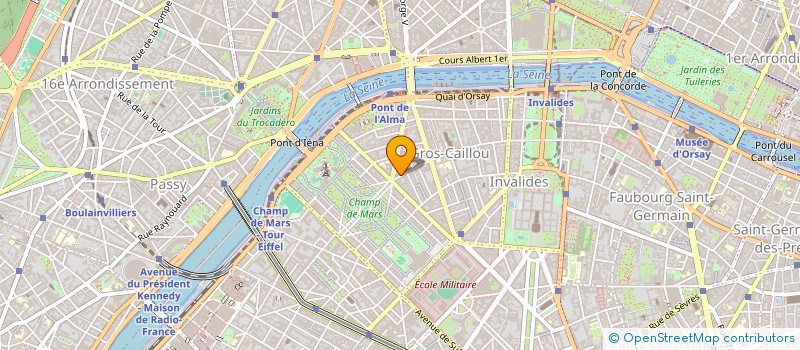 localisation de l'entreprise SAINT DOMINIQUE à PARIS