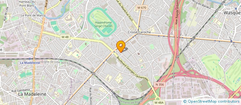 localisation de l'entreprise SAINT DONAT à MARCQ-EN-BARŒUL