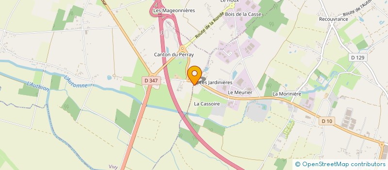 localisation de l'entreprise SAINT DOUCELIN à ALLONNES