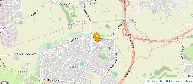 localisation de l'entreprise SAINT DOULCHARD-RACINES  CHASSIEU