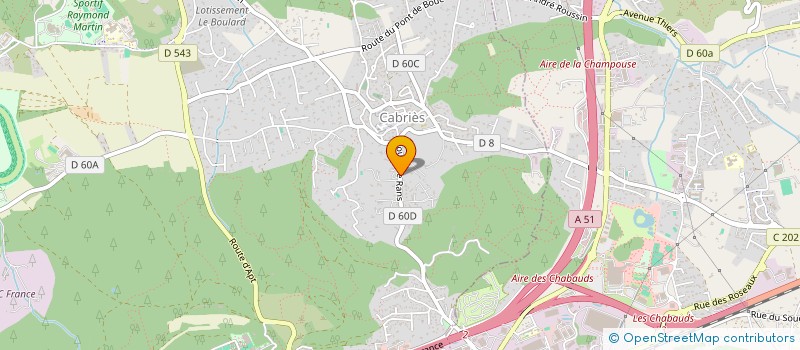 localisation de l'entreprise SAINT ELDRADE  CABRIES