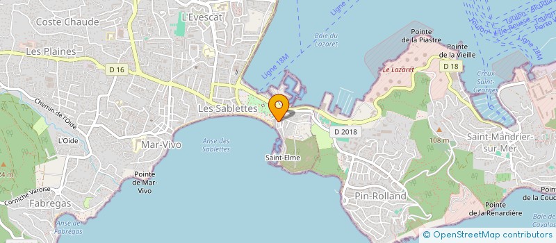 localisation de l'entreprise SAINT ELME à LA SEYNE-SUR-MER