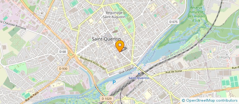 localisation de l'entreprise SAINT ELME à SAINT-QUENTIN