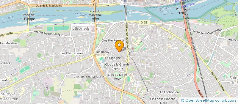 localisation de l'entreprise SAINT ELOI à ORLEANS