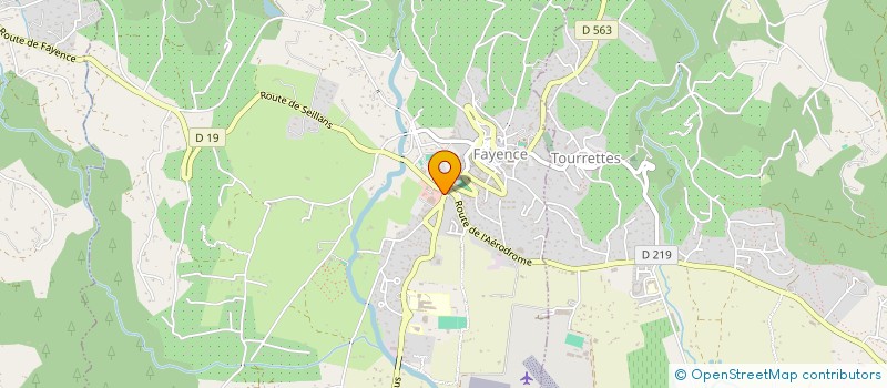 localisation de l'entreprise SAINT ELOI  FAYENCE