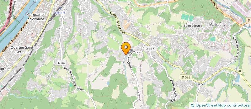 localisation de l'entreprise SAINT ELOI  VIENNE