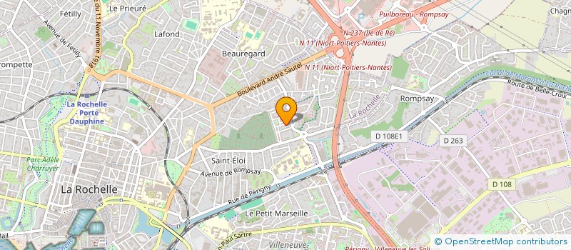 localisation de l'entreprise SAINT-ELOI  LA ROCHELLE