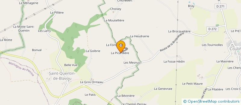 localisation de l'entreprise SAINT ELOI K.O à SAINT-QUENTIN-DE-BLAVOU