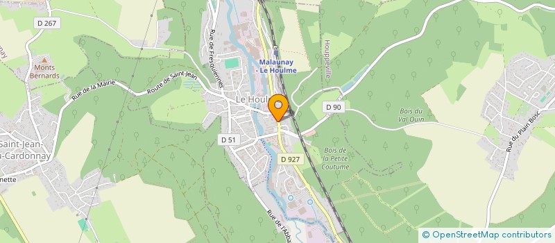 localisation de l'entreprise SAINT-ELOY  LE HOULME