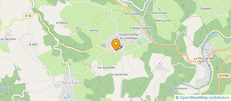 localisation de l'entreprise SAINT ELOY PALETTES à NEUF-EGLISE
