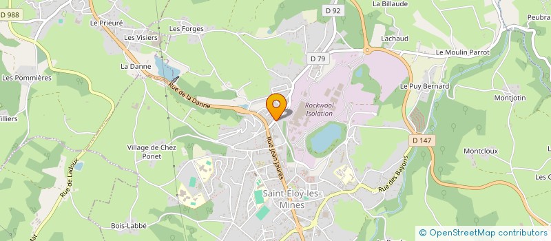 localisation de l'entreprise SAINT-ELOY UNE VISION NOUVELLE  SAINT-ELOY-LES-MINES