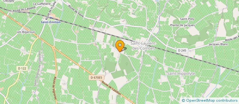 localisation de l'entreprise SAINT EMILION JAZZ FESTIVAL  SAINT-LAURENT-DES-COMBES