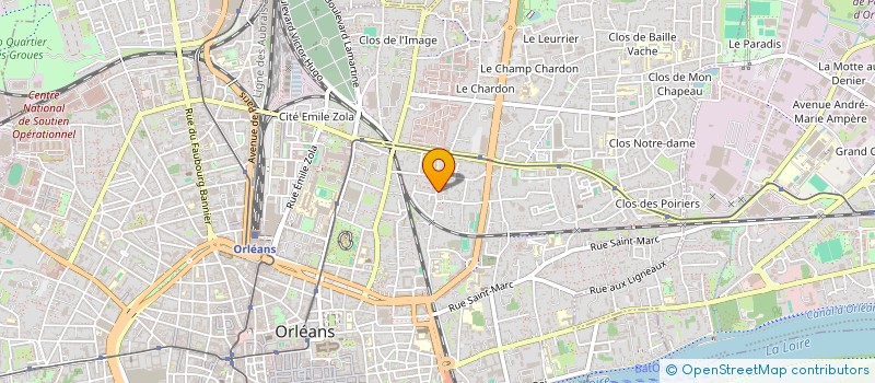 localisation de l'entreprise SAINT EMPIRE à ORLEANS