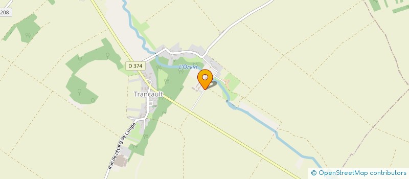 localisation de l'entreprise SAINT-EPVRE BIOGAZ  TRANCAULT