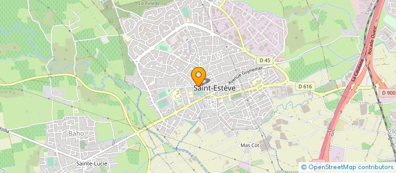 localisation de l'entreprise SAINT ESTEVE BASKET CLUB  SAINT-ESTEVE