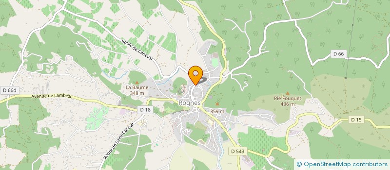 localisation de l'entreprise SAINT ETIENNE  ROGNES