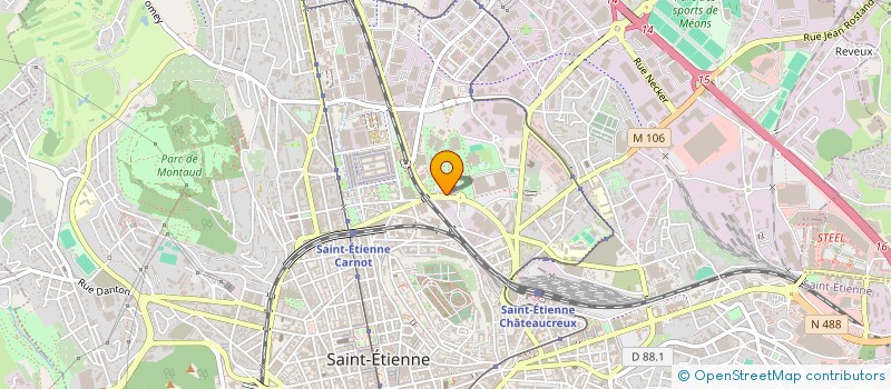 localisation de l'entreprise SAINT ETIENNE AQUATIC METROPOLE à SAINT-ETIENNE