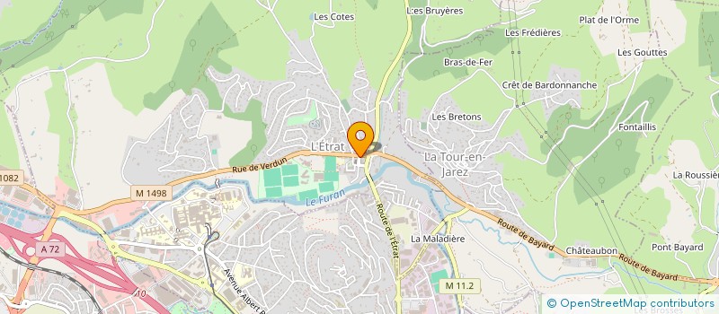 localisation de l'entreprise SAINT-ETIENNE ARTS MARTIAUX  SAINT-ETIENNE