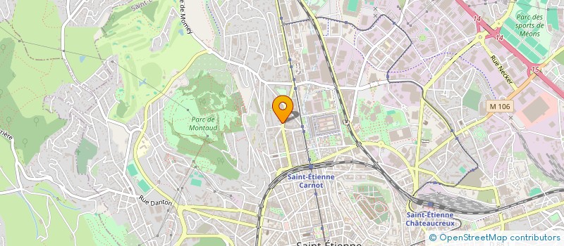 localisation de l'entreprise SAINT-ETIENNE BOXING OLYMPIQUE  SAINT-ETIENNE