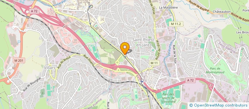 localisation de l'entreprise SAINT ETIENNE LASER MEDICAL  SAINT-PRIEST-EN-JAREZ