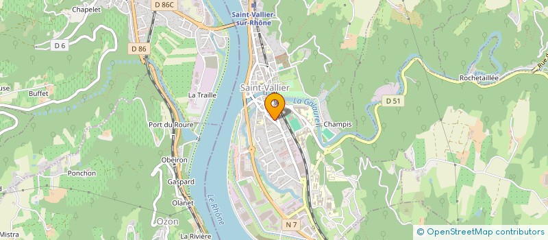 localisation de l'entreprise SAINT-ETIENNE MEDICAL  SAINT-VALLIER