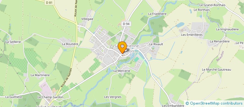 localisation de l'entreprise SAINT ETIENNE PALLUAU TENNIS à SAINT-ETIENNE-DU-BOIS