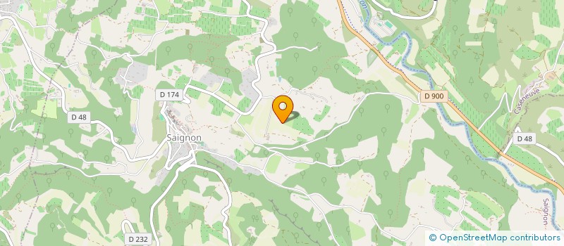 localisation de l'entreprise SAINT EUSEBE  SAIGNON