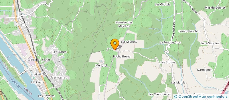 localisation de l'entreprise SAINT EX  CROZES-HERMITAGE