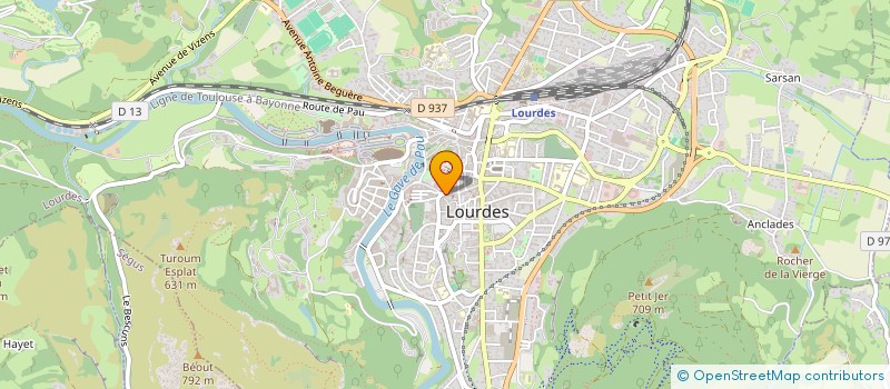 localisation de l'entreprise SAINT EXPEDIT SARL à LOURDES