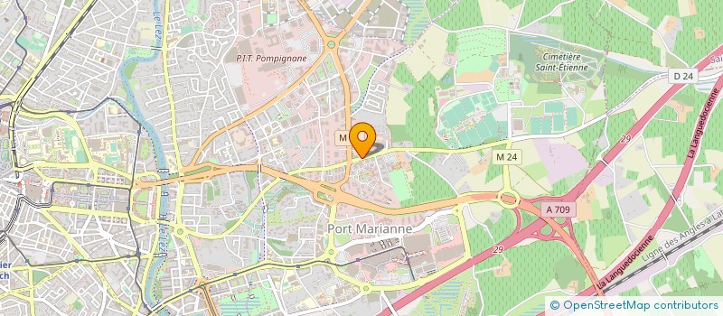 localisation de l'entreprise SAINT EXUPERY à MONTPELLIER