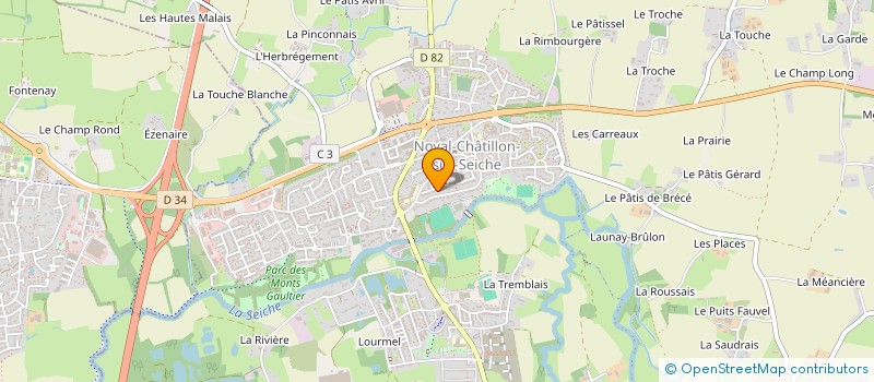 localisation de l'entreprise SAINT EXUPERY  NOYAL-CHATILLON-SUR-SEICHE