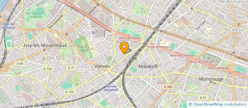 localisation de l'entreprise SAINT EXUPERY AMITIES à VANVES