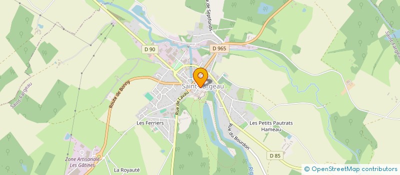 localisation de l'entreprise SAINT FARG' AUDIO à SAINT-FARGEAU