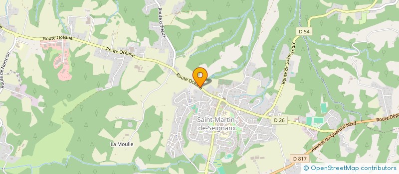 localisation de l'entreprise SAINT FELIX  SAINT-MARTIN-DE-SEIGNANX