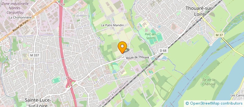 localisation de l'entreprise SAINT FELIX  SAINTE-LUCE-SUR-LOIRE