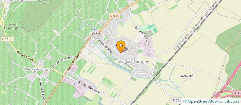 localisation de l'entreprise SAINT FELIX  LADOIX-SERRIGNY