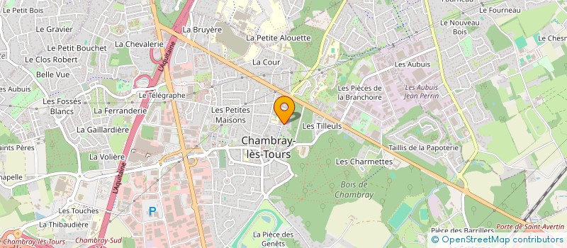 localisation de l'entreprise SAINT FELIX  CHAMBRAY-LES-TOURS