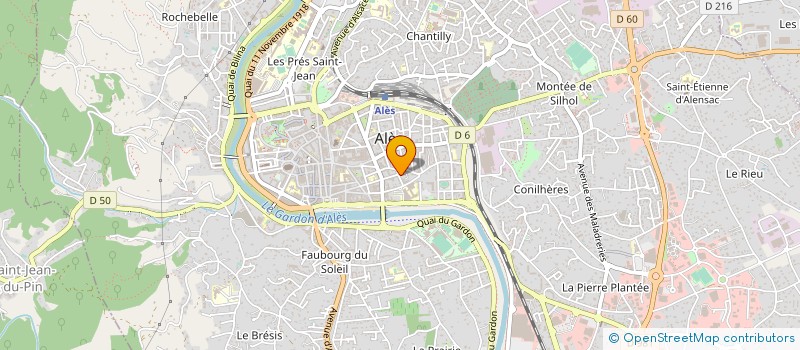 localisation de l'entreprise SAINT FELIX IMMOBILIER à ALES