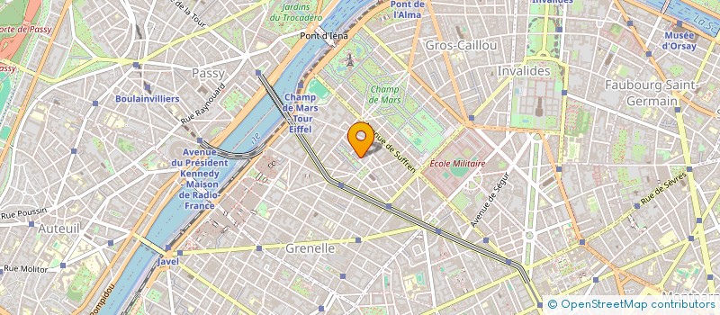 localisation de l'entreprise SAINT FERDINAND OS  PARIS