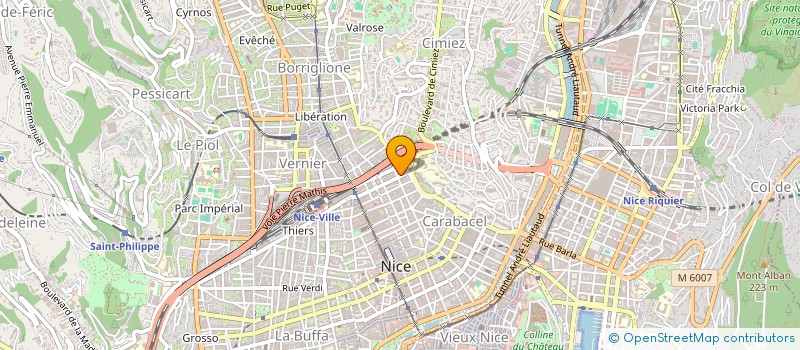 localisation de l'entreprise SAINT FERREOL à NICE