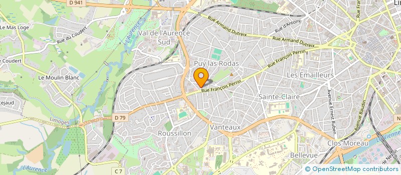 localisation de l'entreprise SAINT FIACRE à LIMOGES