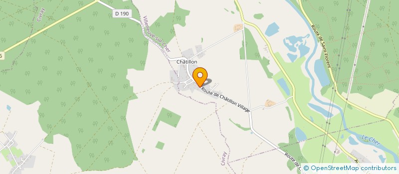 localisation de l'entreprise SAINT FIACRE DE VILLENEUVE SUR CHER  VILLENEUVE-SUR-CHER