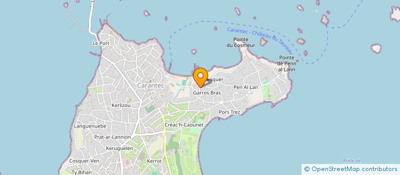 localisation de l'entreprise SAINT FIACRE DISTRIBUTION  CARANTEC