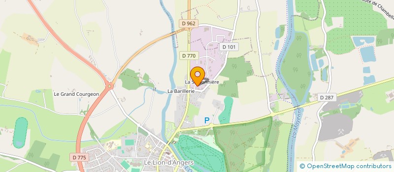 localisation de l'entreprise SAINT FIACRE PAYSAGE  TIERCE