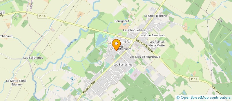 localisation de l'entreprise SAINT FIRMIN à LAILLY-EN-VAL